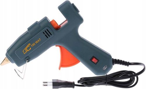 MOCNY PISTOLET DO KLEJU KLEJENIA NA GORĄCO KLEJARKA 100W + DUŻY ZAPAS na Arena.pl