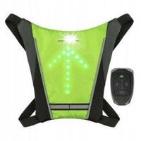 Plecak Rowerowy z sygnalizatorem LED z pilotem