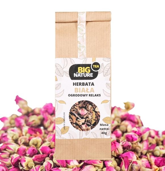 Herbata biała OGRODOWY RELAKS 40g - BIG NATURE zdjęcie 1