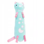 Maskotka Kot MIMI MOMOMI do przytulania Świecący w Ciemności 80cm Turkus