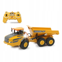 WOZIDŁO VOLVO A40G 1:20 39CM WYSYP Z PILOTA
