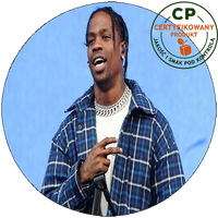 Opłatek waflowy na tort - Travis Scott