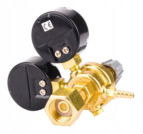 REDUKTOR CIŚNIENIOWY 2 ZAWORY CO2 ARGON 230 BAR CIŚNIENIA 0,5 - 10 DO BUTLI na Arena.pl