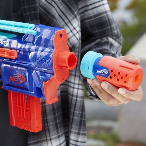 PISTOLET NERF ELITE 2.0 Automatyczny STORMCHARGE 4W1 20 STRZAŁEK +10 WAFFLE na Arena.pl