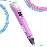 DŁUGOPIS 3D DRUKARKA DLA DZIECI / MEGA ZESTAW FILAMENT WKŁADY KOLOROWE 210M