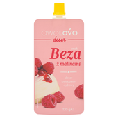 Owolovo Deser owocowo-ryżowy smak beza z malinami 120 g