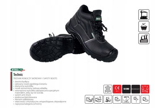 TRZEWIKI ROBOCZE STALCO TECHNIC HIGH R. 45 na Arena.pl