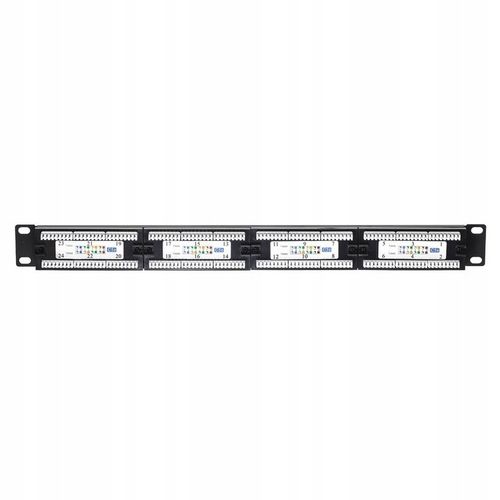 Patch panel RACK 19" 1U 24 porty kat. 5e UTP Netrack z półką patchpanel na Arena.pl
