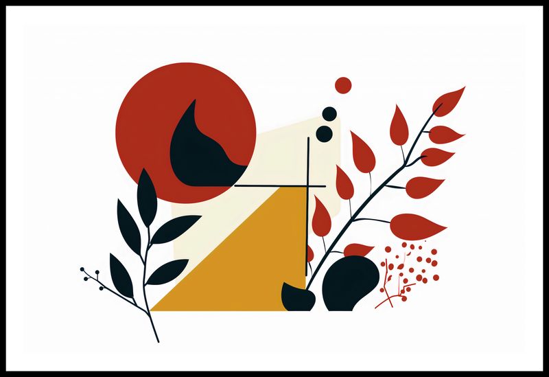 Plakat 86,4x56,8cm Ogień i Flora zdjęcie 3