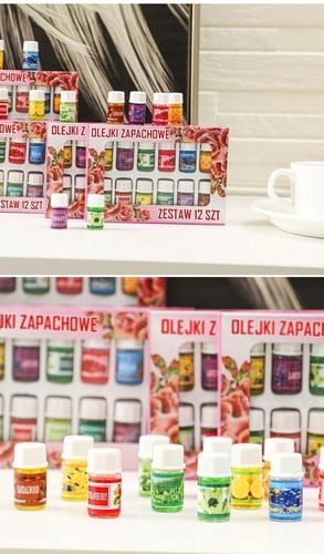 NAWILŻACZ POWIETRZA JONIZATOR AROMATERAPIA DYFUZOR TIMER PILOT I 12x OLEJKI na Arena.pl