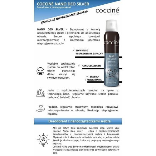 nano deo silver coccine dezodorant do obuwia 75ml 2064-75 na Arena.pl