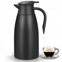 TERMICZNY CZAJNIK STALOWY 304 DUŻY OTWÓR ERGONOMICZNY UCHWYT