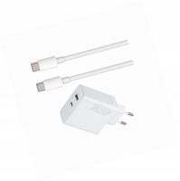 Szybka ładowarka 45W z kablem 1m 2 wejścia do Xiaomi Mi 10T Pro