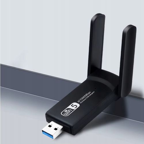 ADAPTER WI-FI KARTA SIECIOWA USB 3.0 1300Mbps ANTENA ZEWNĘTRZNA WIFI na Arena.pl