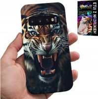 ETUI DO SAMSUNG GALAXY S10 - TYGRYS LEW SAFARI ZWIERZĘCE WZORY PLECKI