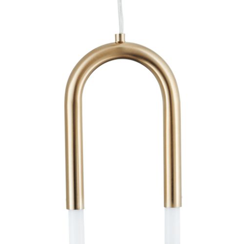 Lampa wisząca U-SHAPE mosiądz 60 cm na Arena.pl