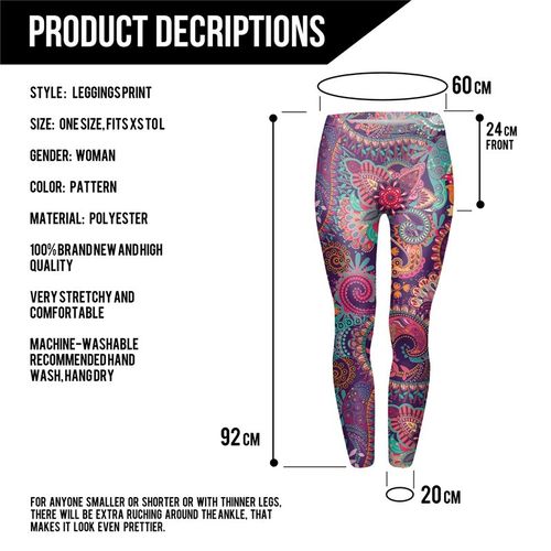 LEGGINSY MANDALA FLOWERS PINK na Arena.pl