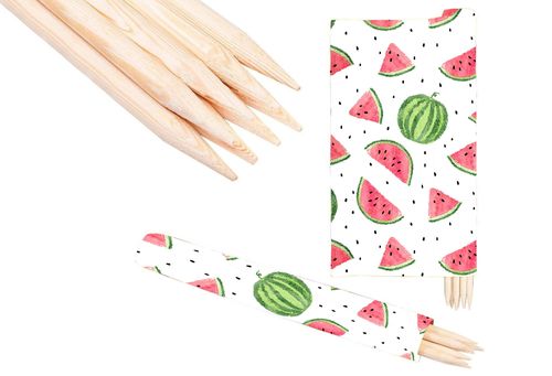 PARAWAN PLAŻOWY Arbuzy z indywidualnym  napisem 4 PANELE 8.4 na Arena.pl