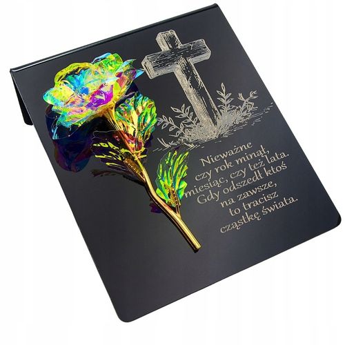 PIĘKNY ZNICZ GRAWER na cmentarz WIECZNA RÓŻA DLA BABCI I DZIADKA MAMY TATY na Arena.pl