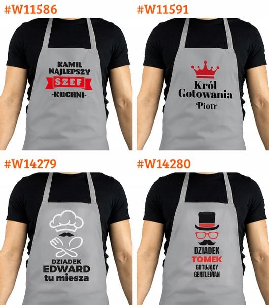 FARTUCH kuchenny prezent na urodziny RÓŻNE WZORY zdjęcie 4