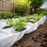 Geowłóknina, biała, 1x150 m, włókno poliestrowe