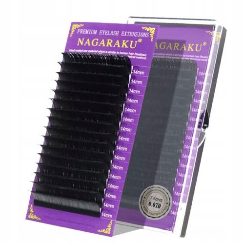 Sztuczne Rzęsy Nagaraku Do Przedłużania C 0,10 12 zdjęcie 4