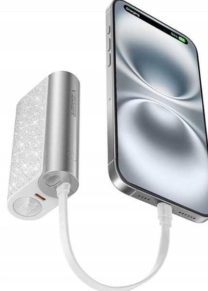 VEGER Compact Portable Charger with Built in Cable(Removable) 10000mAh zdjęcie 1