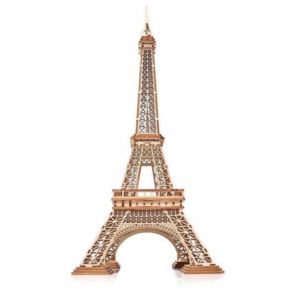 Little Story Drewniane Puzzle 3D Wieża Eiffla DIY zdjęcie 4