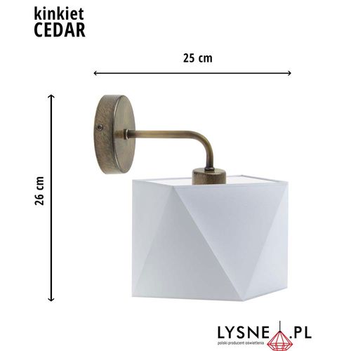 Lampka nocna ścienna kinkiet CEDAR na Arena.pl