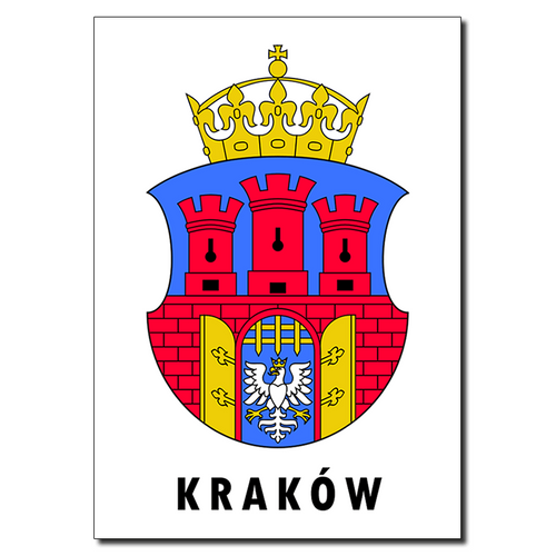 Naklejka herb Krakowa na Arena.pl
