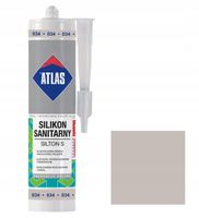 Silikon 280 ml ATLAS kolor 034 jasnoszary