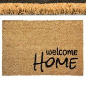 Wycieraczka Welcome home 40x60cm Włókno kokosowe