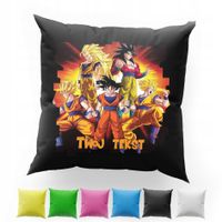POSZEWKA Z NADRUKIEM BAWEŁNIANA 40x40CM - DRAGON BALL ANIME GOKU VEGETA