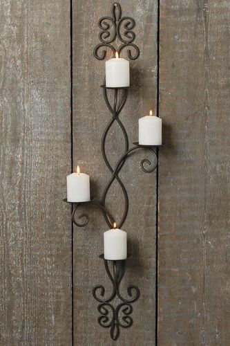 Świecznik ścienny Art Deco na Arena.pl