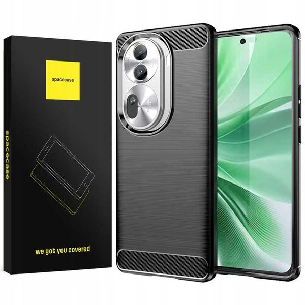 Spacecase Carbon Oppo Reno 11 5G black zdjęcie 1