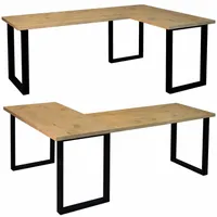 BIURKO NAROŻNE LOFT KOMPUTEROWE GAMINGOWE DUŻE STABILNE PRAWE/LEWE LANCELOT