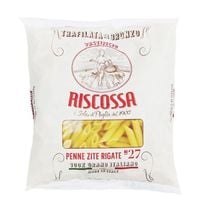 PASTIFICIO RISCOSSA Makaron Penne Rigate. Makaron z matrycy z brązu 500 g