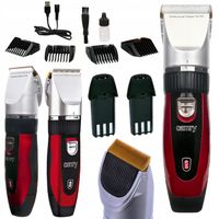 MASZYNKA DO STRZYŻENIA PSÓW ZWIERZĄT CAMRY ZESTAW NIE WYRYWA WŁOSÓW CICHA