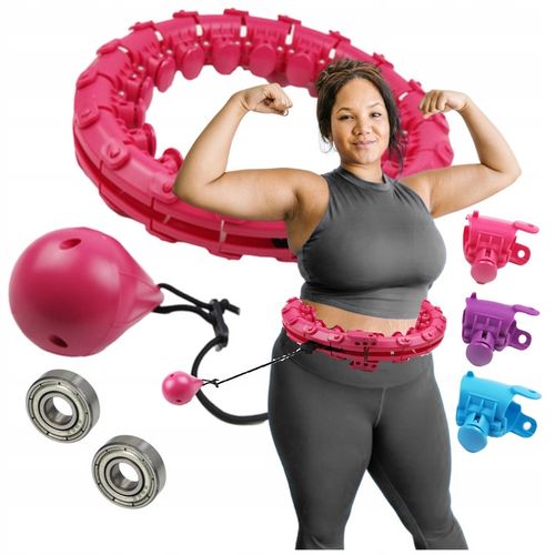 Hula Hop Odchudzające z Wypustkami XXXL PLUS SIZE 145cm w TALII + Łożyska na Arena.pl