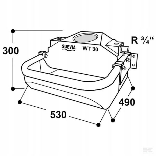SU1600030 Poidło Pastwiskowe Model WT30 zdjęcie 2