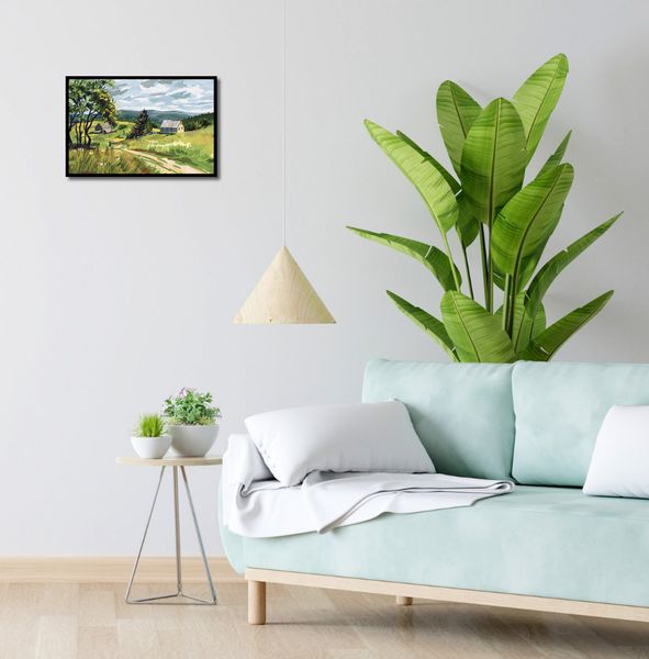 Plakat 45x30cm Bujna Wieś zdjęcie 4