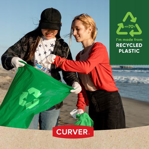 Curver Kosz Na Śmieci Pojemnik Biuro 50L Zielony na Arena.pl