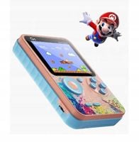 MINI RETRO GAMEBOY PRZENOŚNA KONSOLA Z GRAMI 500 GIER GRY KABEL AV DO TV