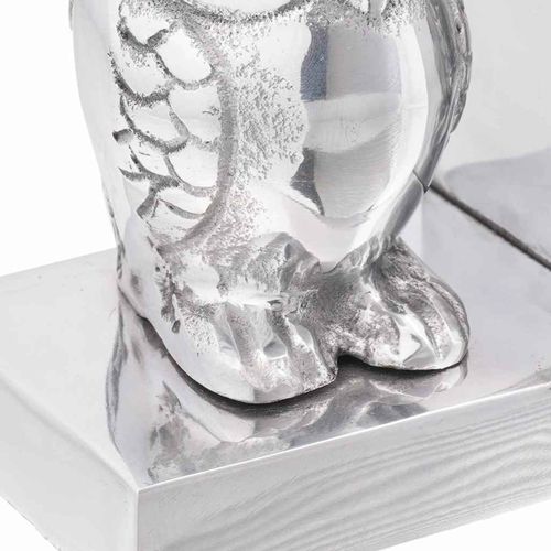 Podpórki do książek 2 pcs Srebrny 7 x 9 x 11 cm Aluminium na Arena.pl