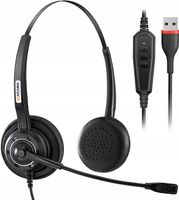 Arama Zestaw słuchawkowy USB MIKROFON CALL CENTER