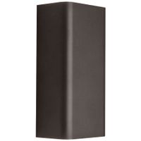 Kinkiet LAMPA ścienna BERGEN 9707 Nowodvorski metalowa OPRAWA prostokątna grafitowa