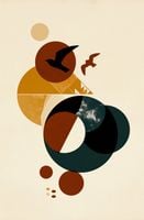 Plakat 53x81cm Kosmiczne Migracje