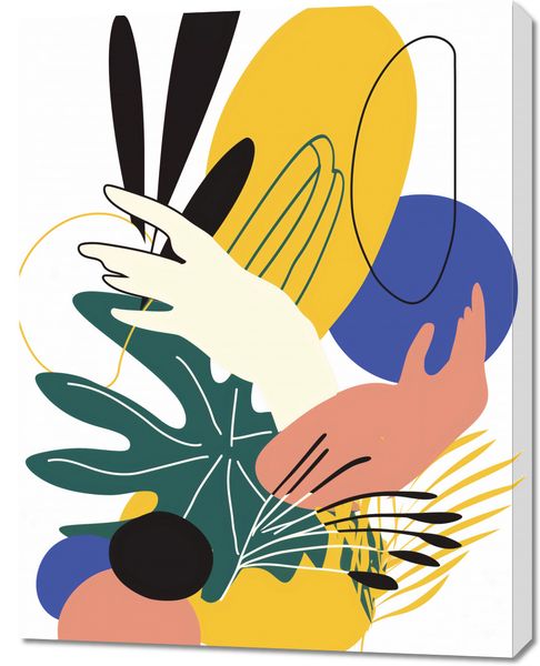 Obraz 70x90cm Dotyk Tropików zdjęcie 1