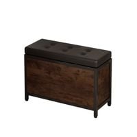 SZAFKA NA BUTY POJEMNA Z SIEDZISKIEM SCHOWEK PÓŁKA OTWIERANA DREWNO