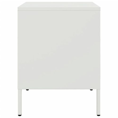 Szafka nocna, biała, 36x39x50,5 cm, stal na Arena.pl